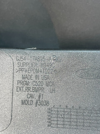 2017 to 2019 Ford Escape Rear Left Driver LH Side Bumper Cover ac5117 DG6
