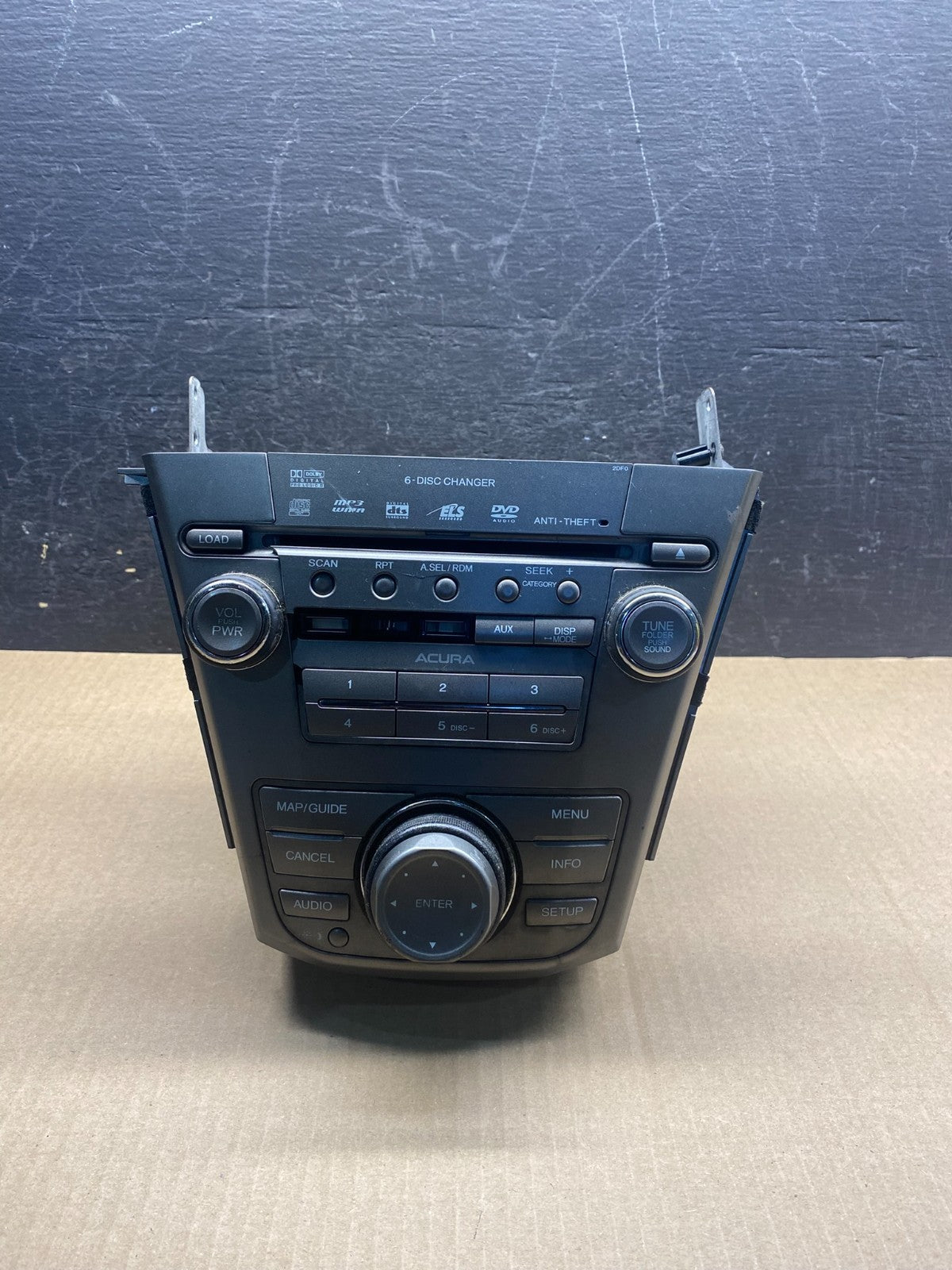 2007 to 2009 Acura Mdx Radio Stereo 6 CD Player Climate Control Pan OE AG3790 DG0