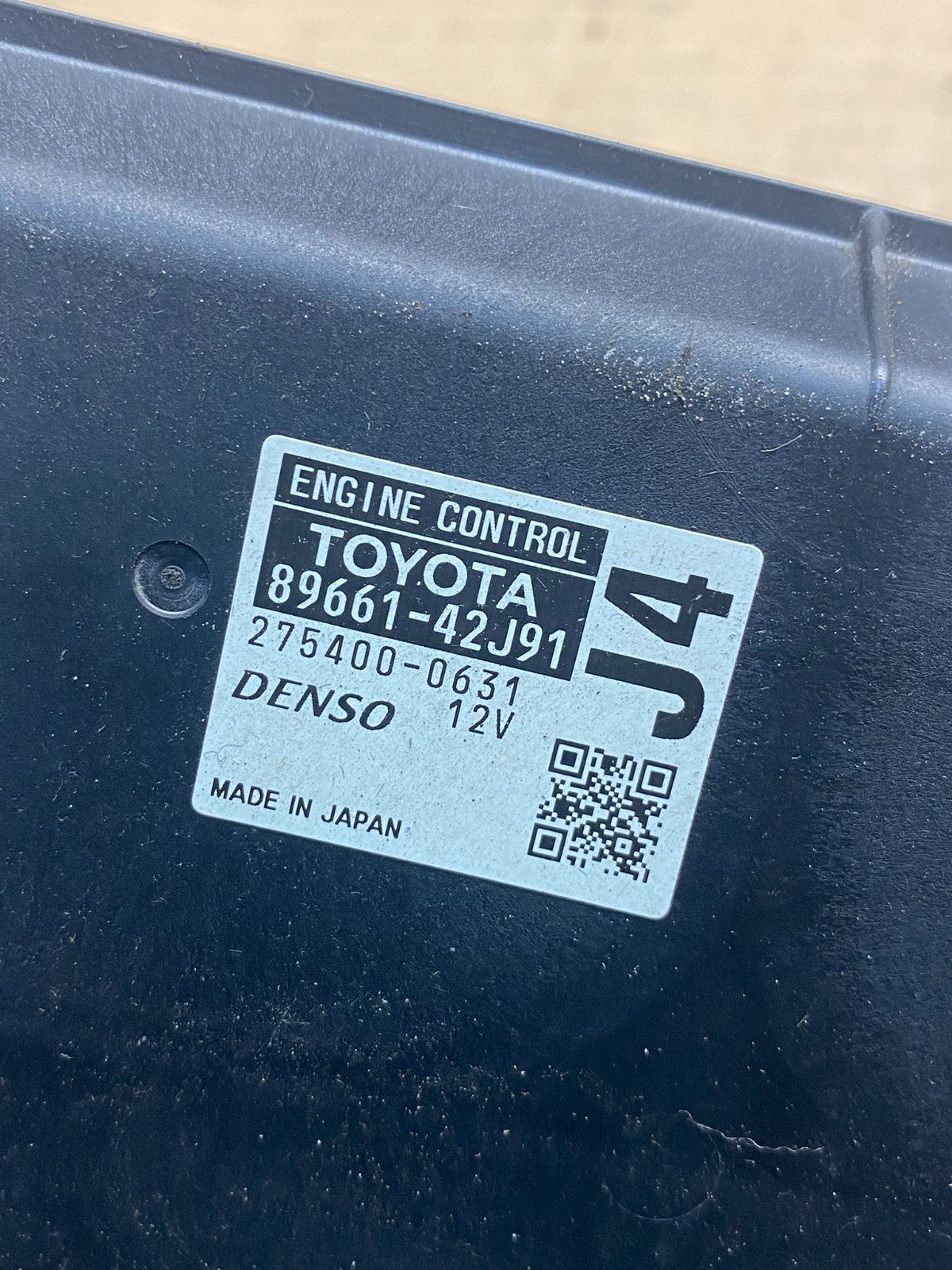 2009 2010 Toyota Rav4 Engine Control Module ECU ECM 89661-42j91 AH9854 DW2