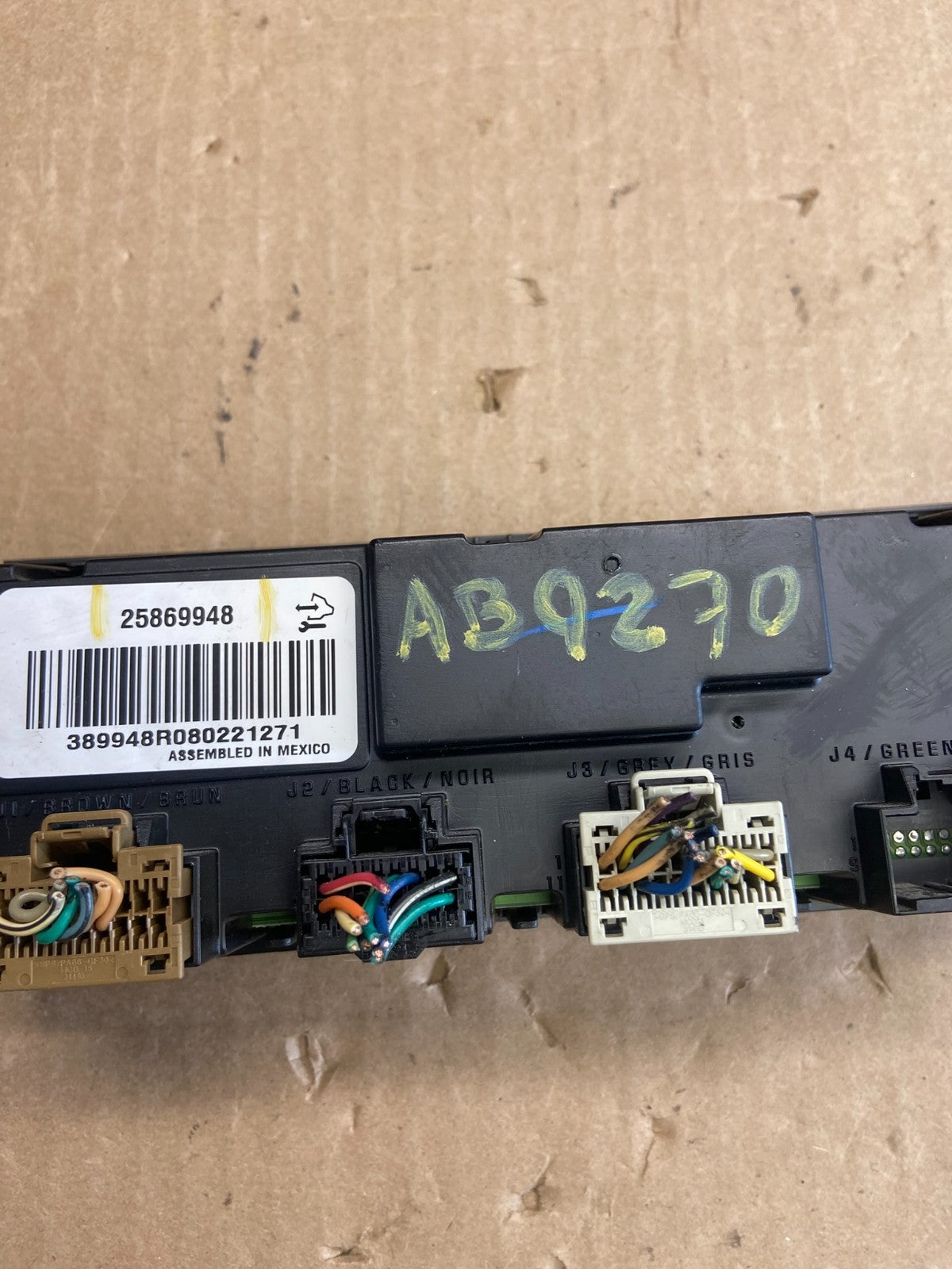 2007 to 2011 Cadillac Escalade AC Heater Climate Control Panel Oem AB9270 DG5