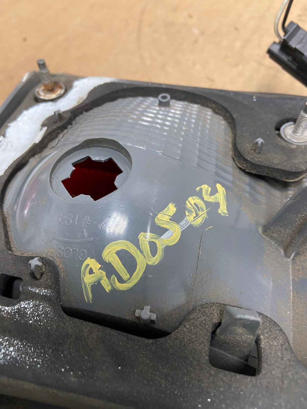 2011 to 2013 Dodge Durango Left Driver LH Side Tail Light Inner AD0504 LK6
