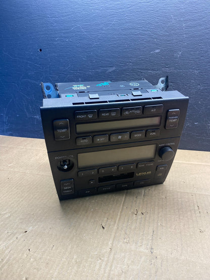 1998-2005 Lexus GS300 Radio Screen Display AM FM Climate Cassette ad1561 DG0