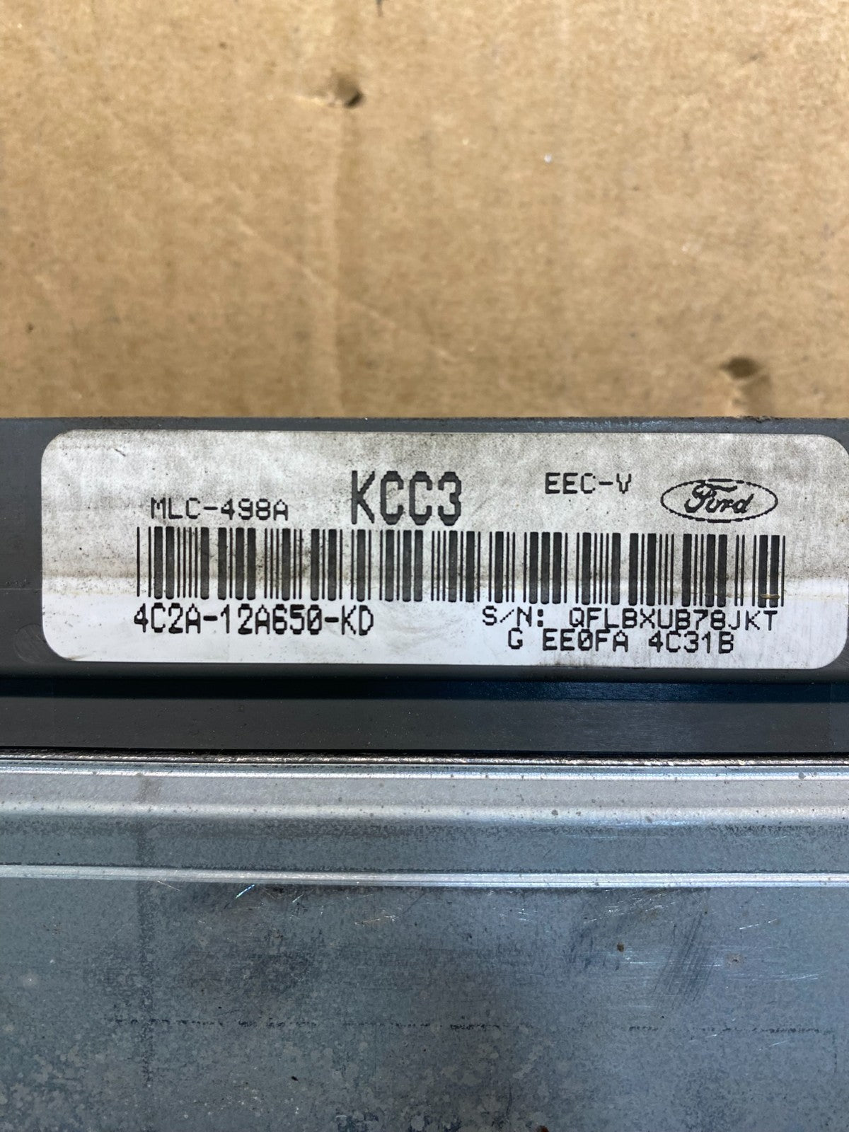 2004 Ford Van E150 E250 5.4L Engine Control Module Unit ECU AB4084 DG2