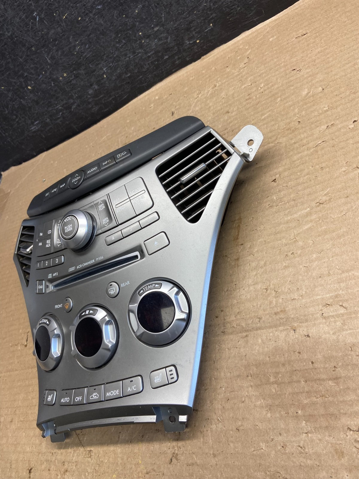 2006-2009 Subaru Tribeca Radio CD Player Climate Control Bezel Panel AH3816 DG4