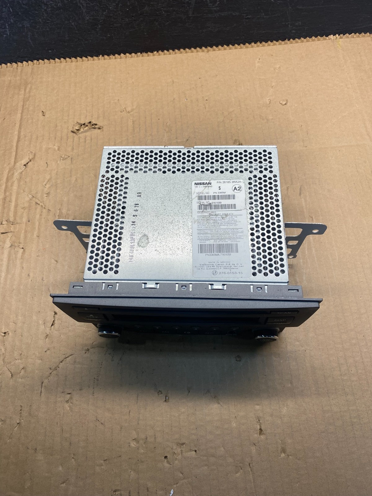 2013 to 2014 Nissan Sentra Radio CD Player AM/FM 28185-3ra2a AC7908 DG3