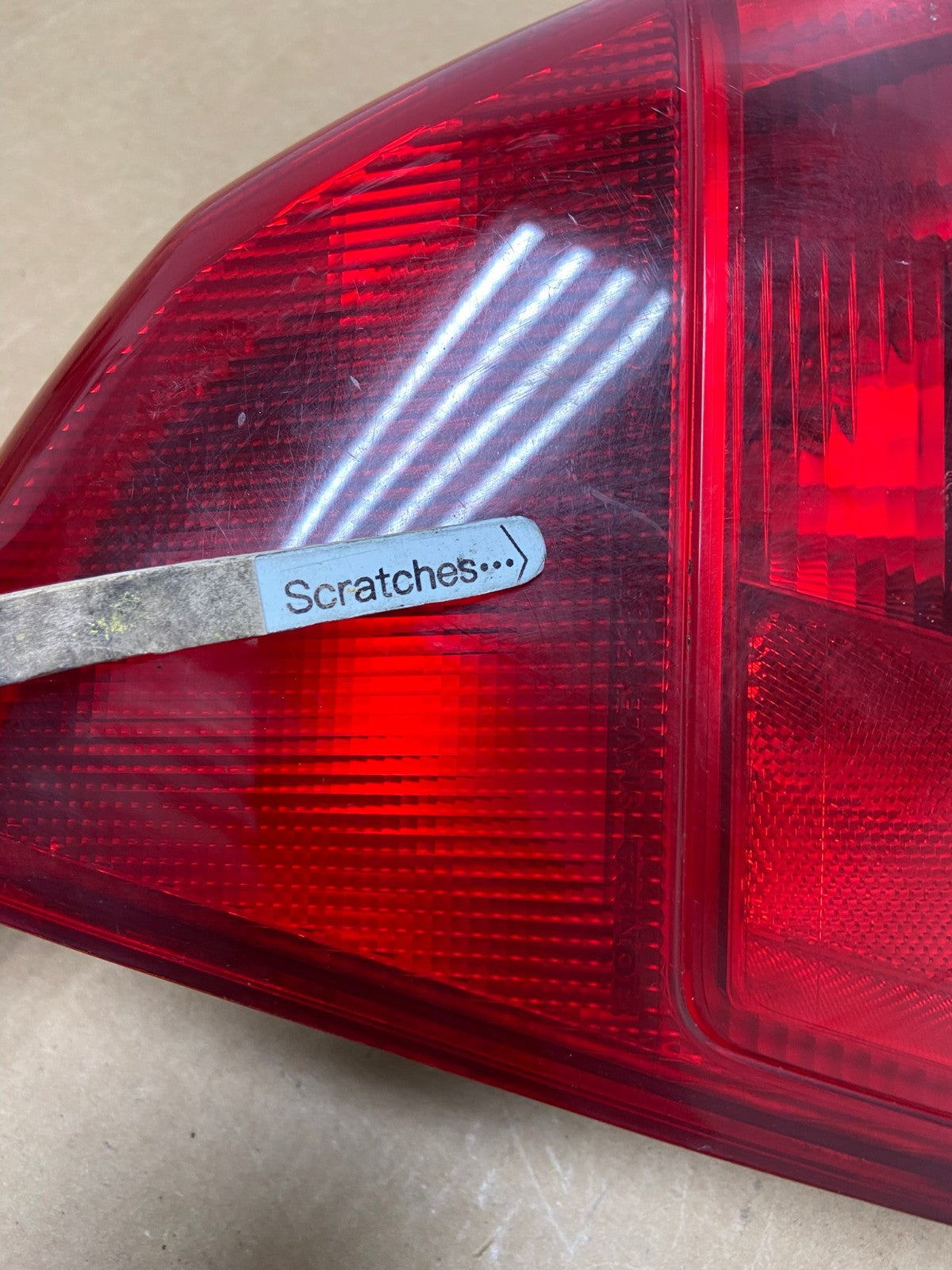 2001 2002 Honda Civic Sedan Right Passenger Rh Side Tail Light AE3019 LK3