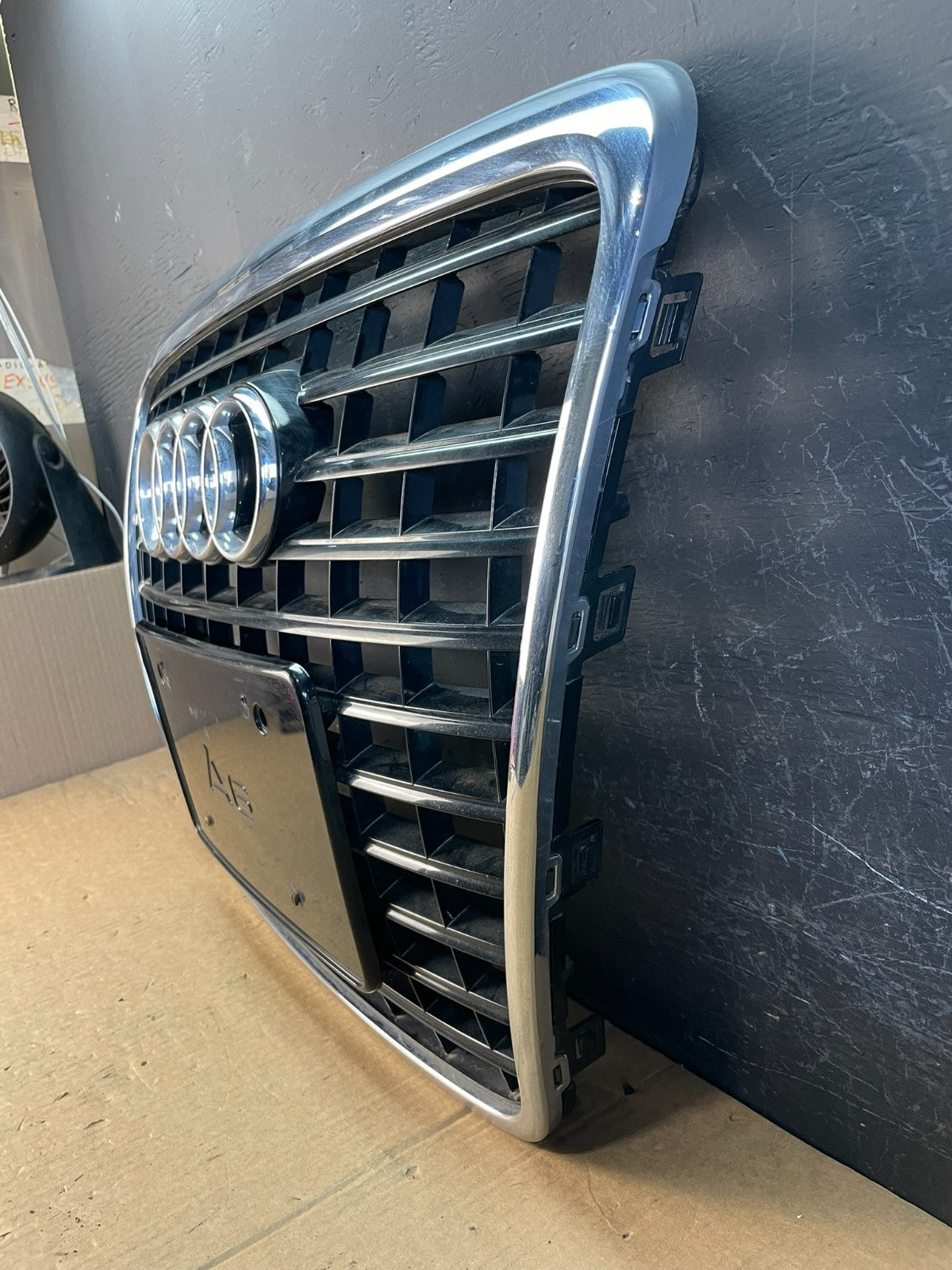 2009 2010 2011 Audi A6 C6 Front Grill Grille Silver Black AD0447 DG1