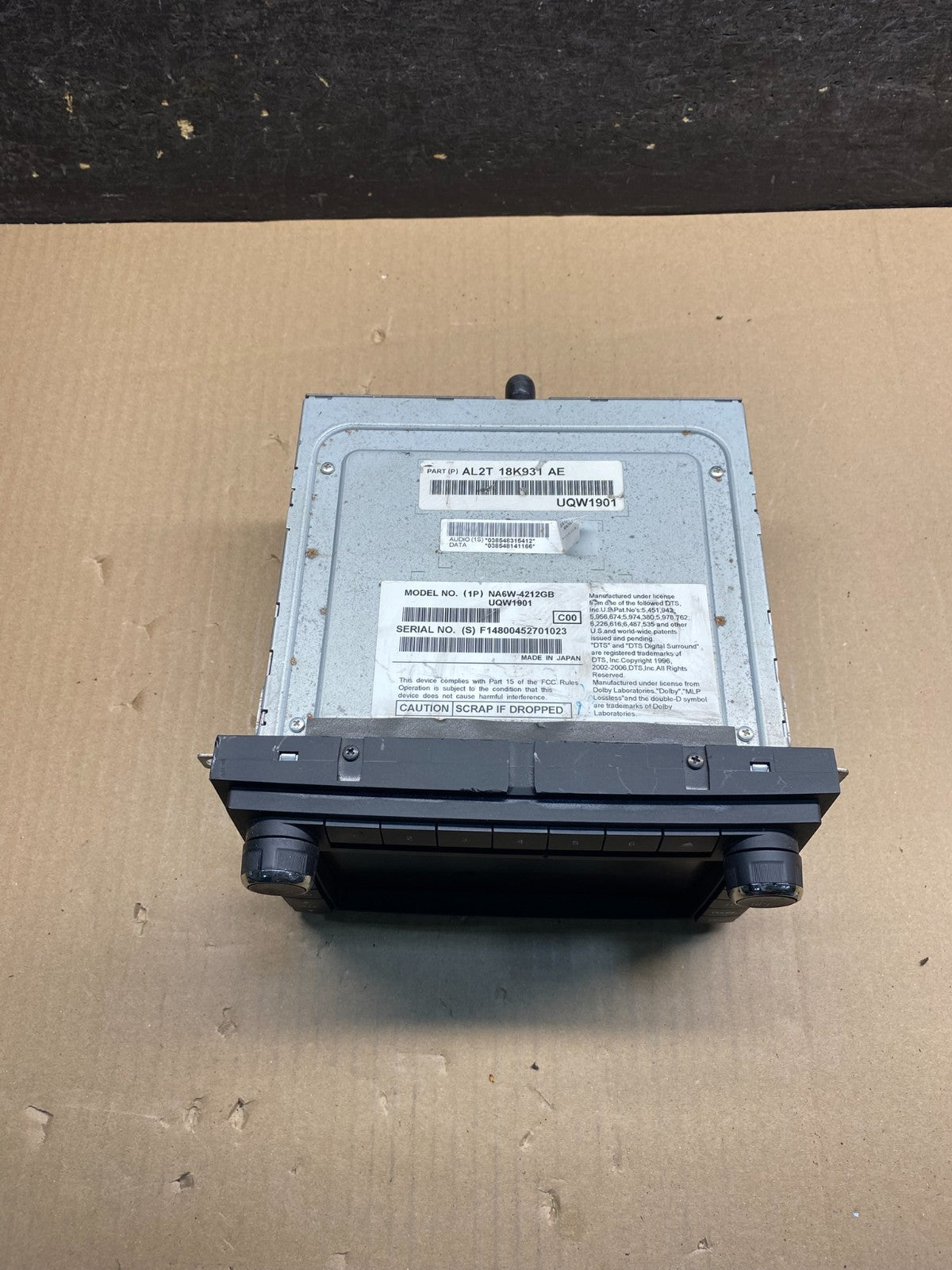 2009 - 2010 Ford Expedition Explorer Radio CD Player Screen Display OE AI0372 DG3