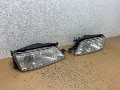 1997 to 1999 Nissan Maxima Left+Right Side Headlights Halogen OEM Q7728 DW2