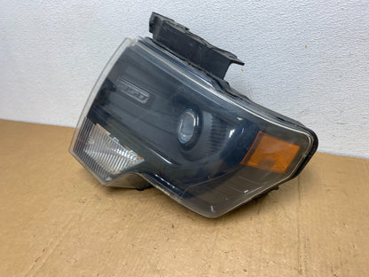 2009 to 2014 Ford F-150 F150 Left Driver Xenon HID Black Headlight Oe AD1249 DG1