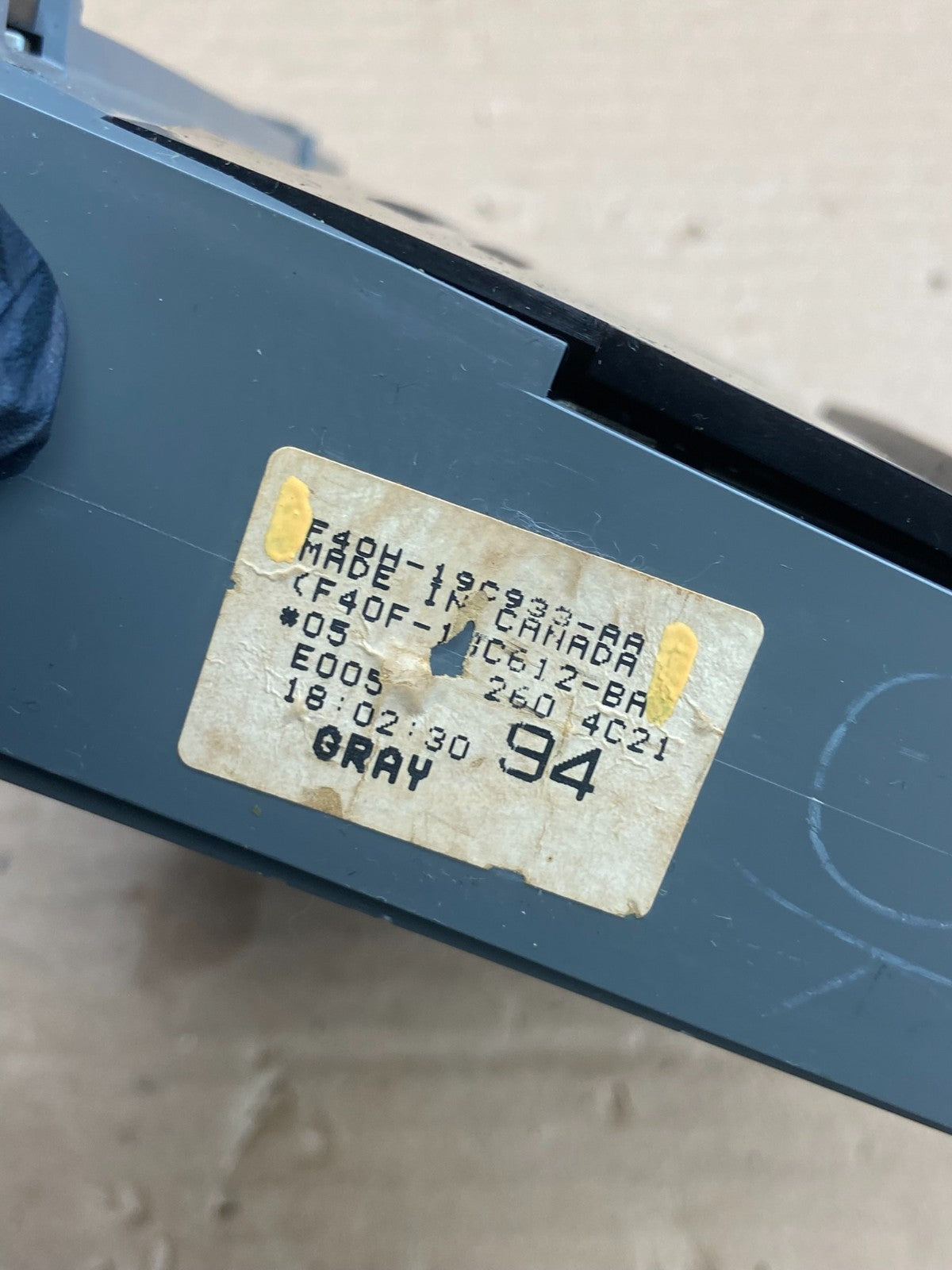 1988 - 1994 Lincoln Continental Temperature Climate Control A/C AG5181 DG7
