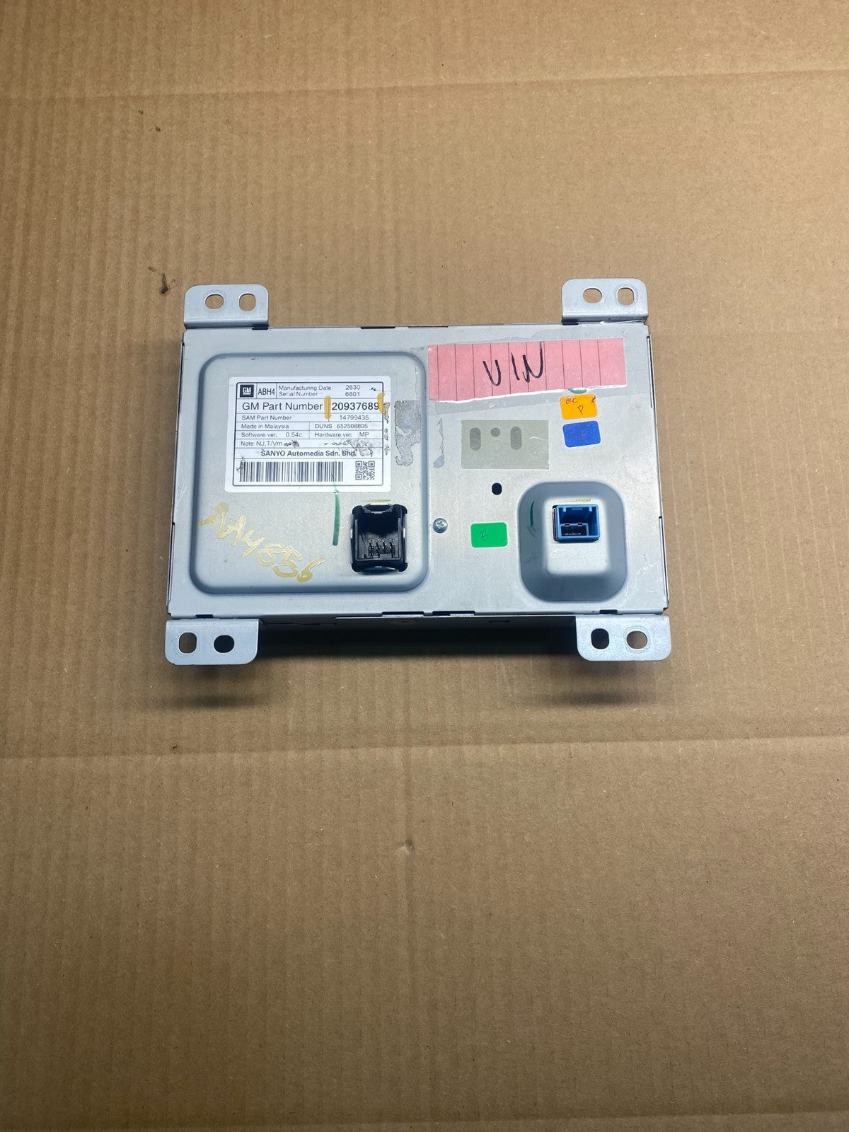 2010-2011 Chevrolet Equinox Radio Display Screen Information Dash AC9016 DW4