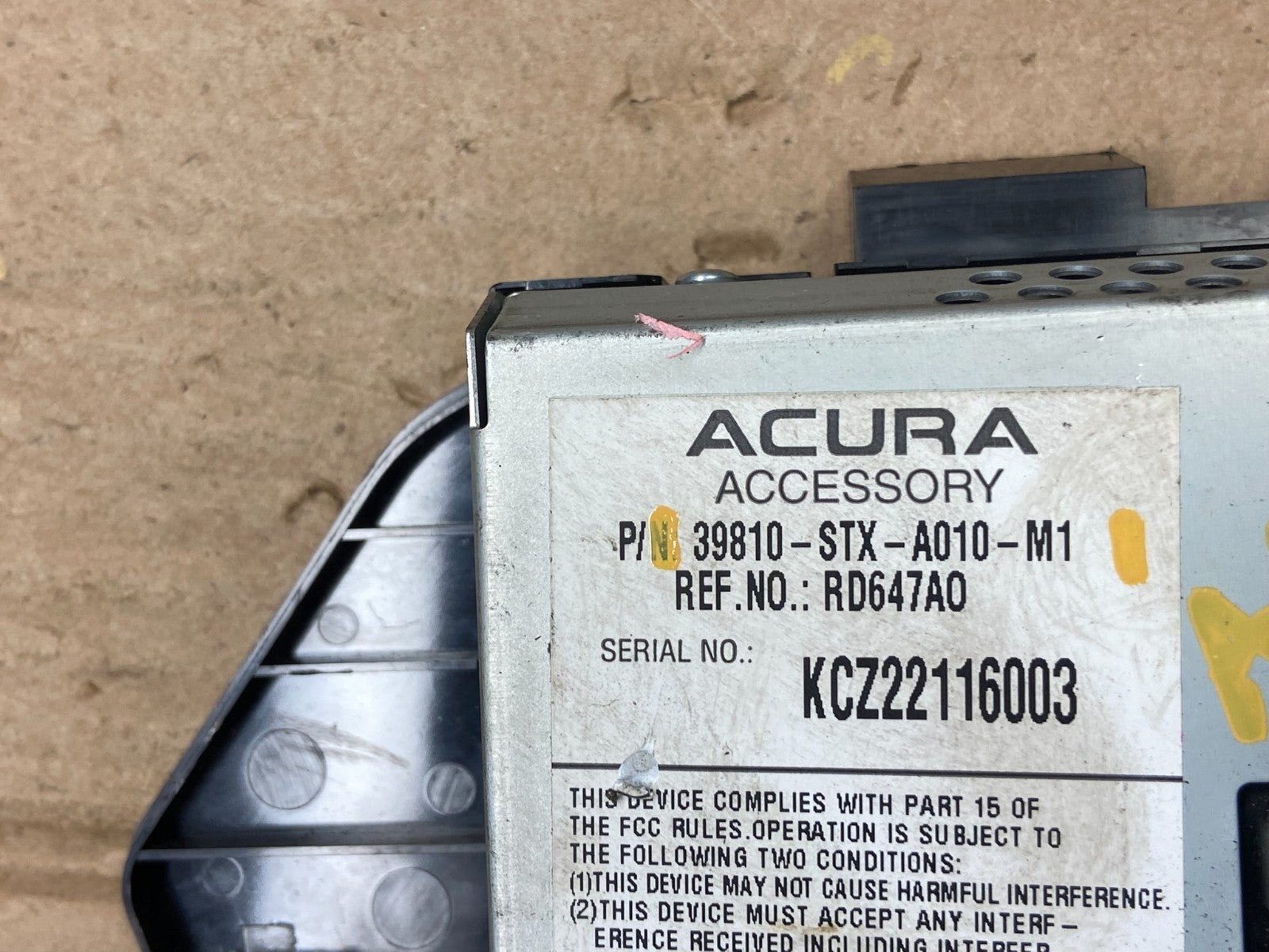 2007-2009 Acura Mdx Radio Screen Display Navi Navigation Receiver OEM AA7972 DG6