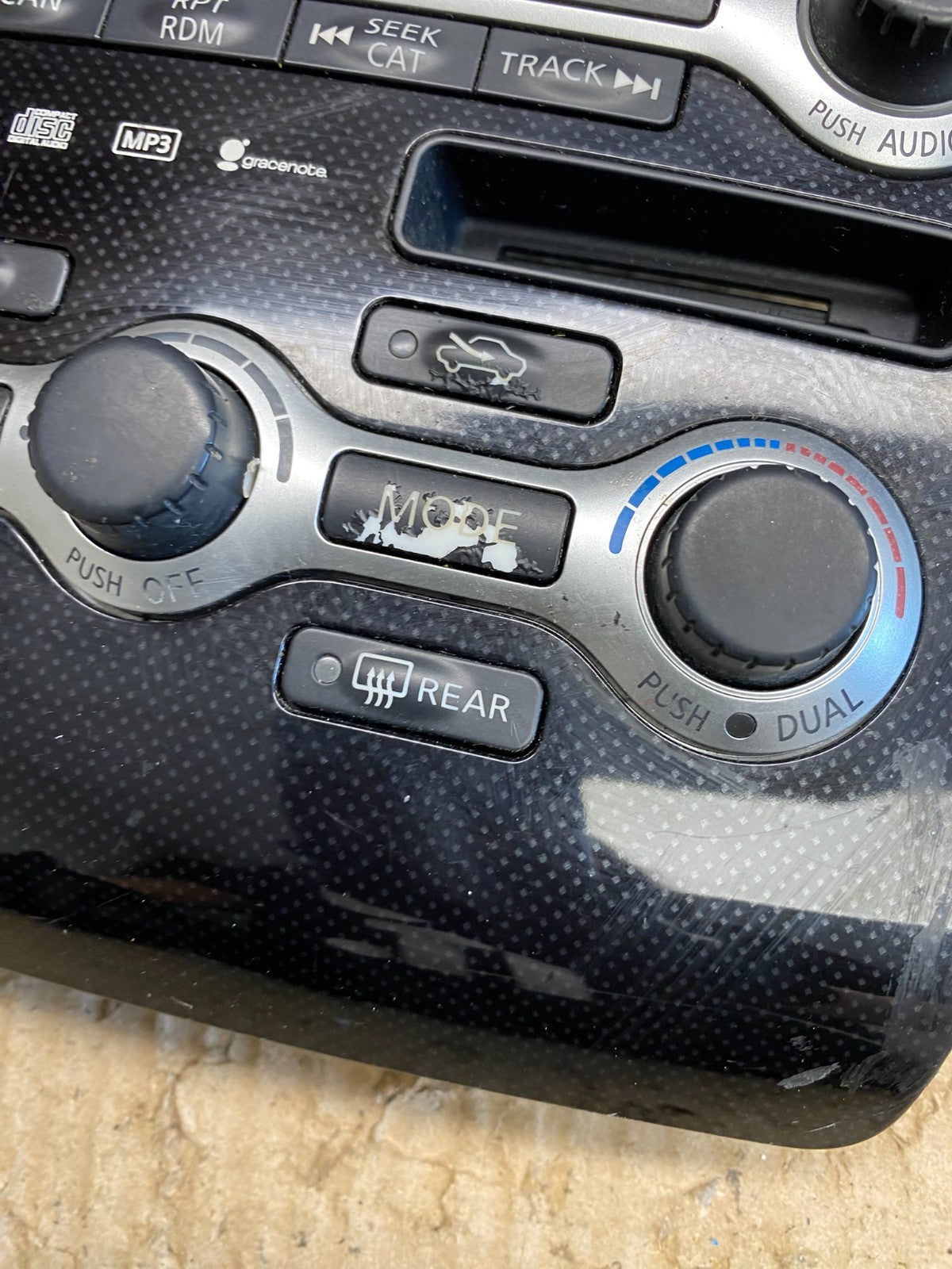 2010-2013 Nissan Maxima Center Console Climate Control Radio Bezel OEM AC4836 DG1