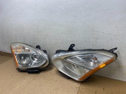 2009 - 2013 Nissan Rogue Left+Right Side Set Halogen Headlights U2640 DW1