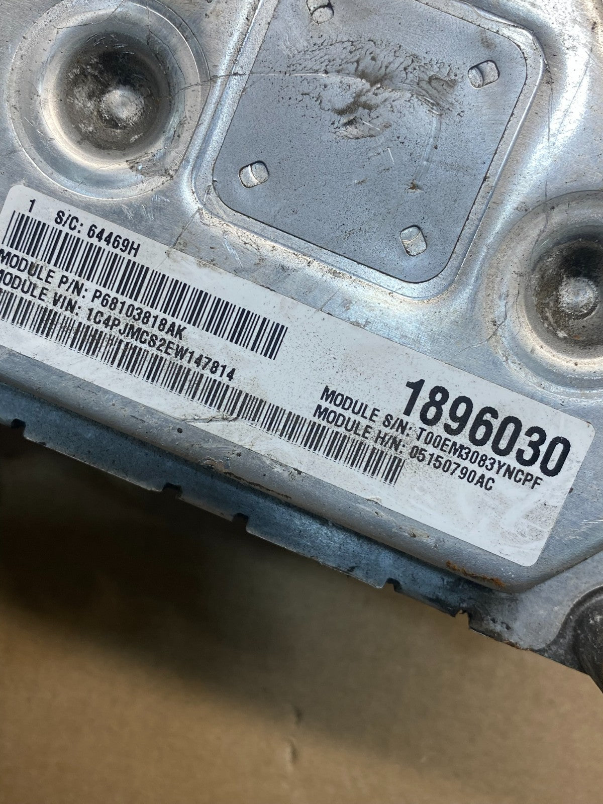 2014 Jeep Grand Cherokee Dodge Durango 3.6L Ecm Ecu Computer Module ah3385 DG2