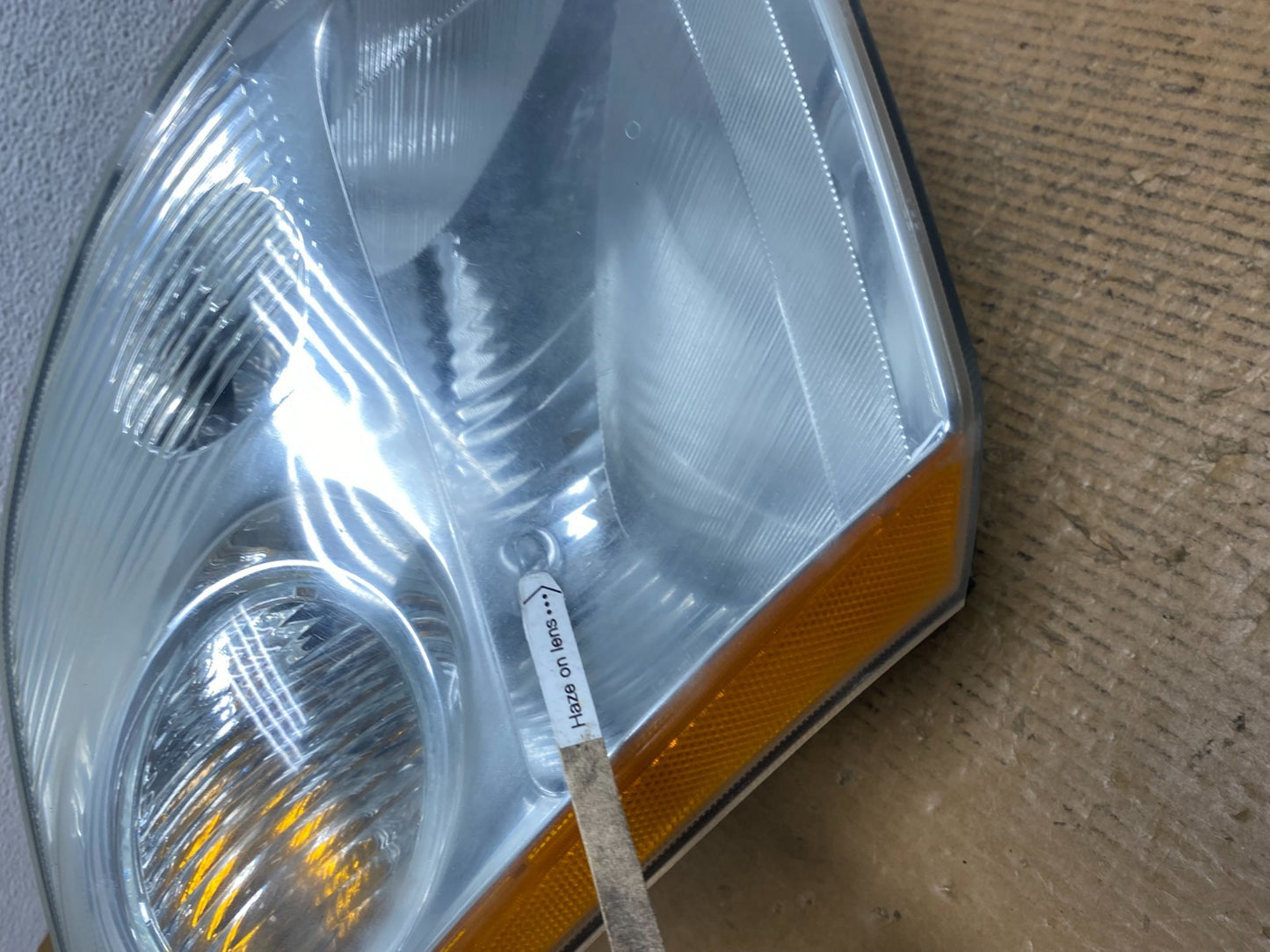 2007-2009 Nissan Sentra Halogen Right Passenger RH Side Headlight AE1431 DW3