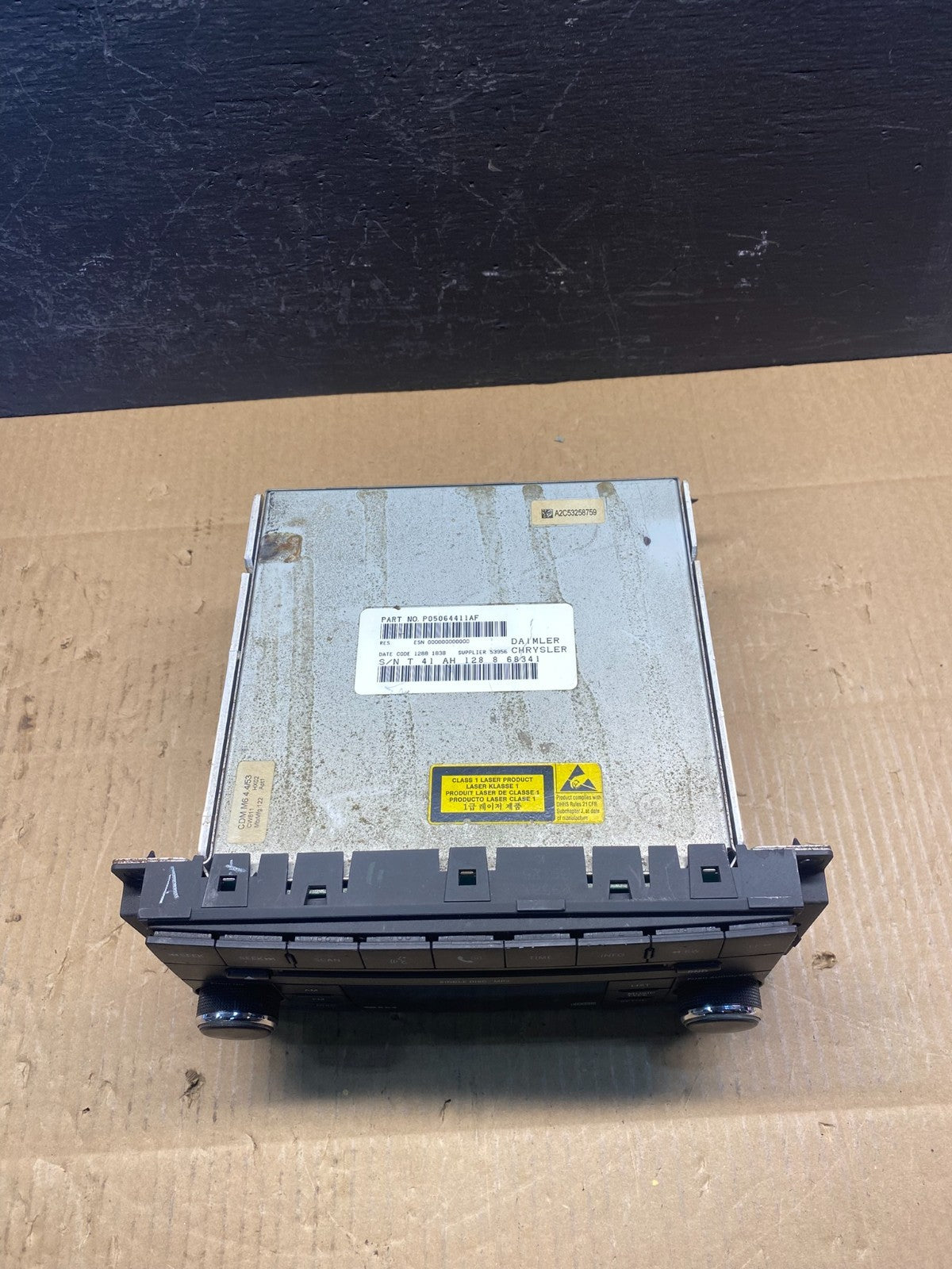 2007-2012 Chrysler Dodge Jeep Ram Radio CD MP3 AUX Receiver AD1507 DG3