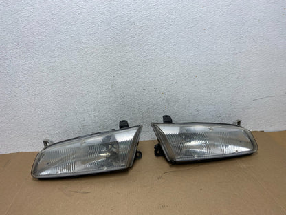 1997 1998 1999 Toyota Camry Left+Right Side Set Halogen Headlights AD6415 DW0
