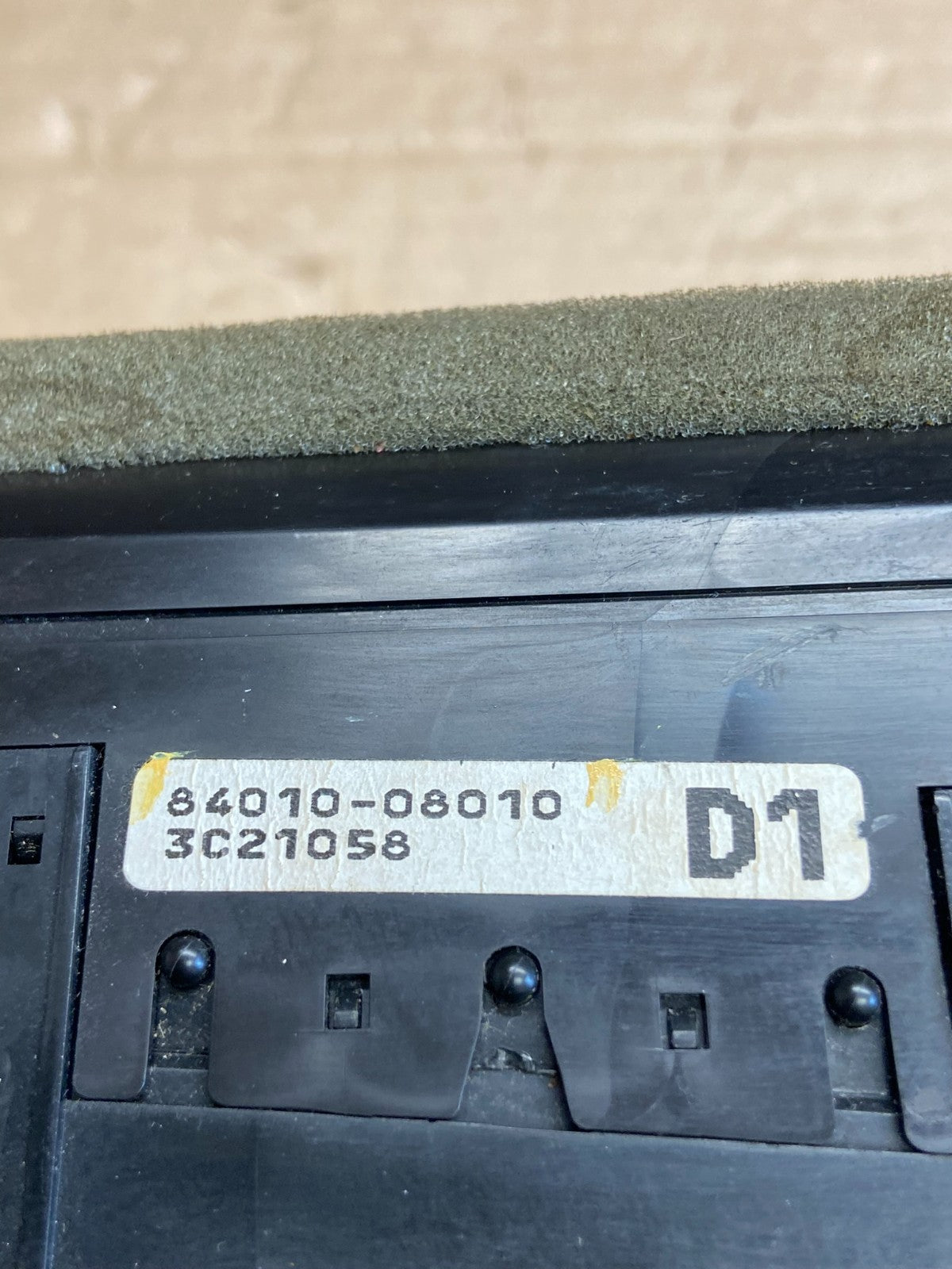 2004-2005 Toyota Sienna A/C Climate Heater Temperature Control Air Vent AF1988DG5
