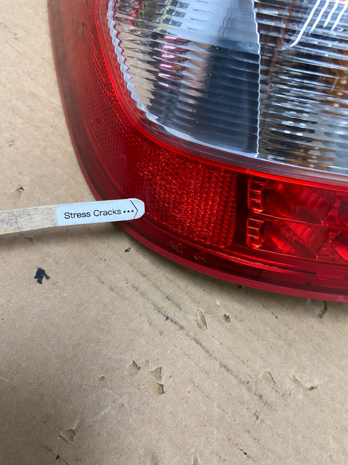 2007 to 2009 Lincoln MKZ Zephyr Left Driver Lh Side Tail Light AD3856 DW4