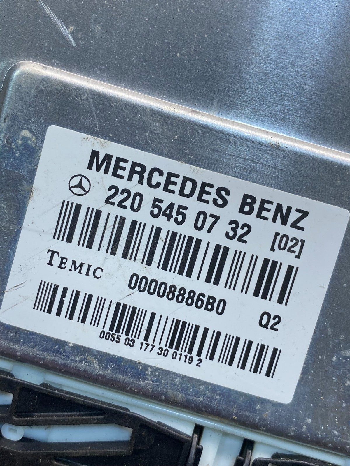 2000 - 2006 Mercedes S430 S500 Suspension Control Unit 2205450732 AH9882 DW2