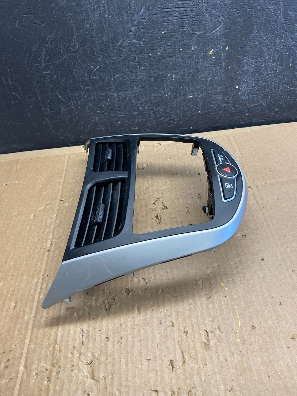 2012 to 2017 Hyundai Accent Center Radio Hazard Air Vent Bezel AD2284 DG1