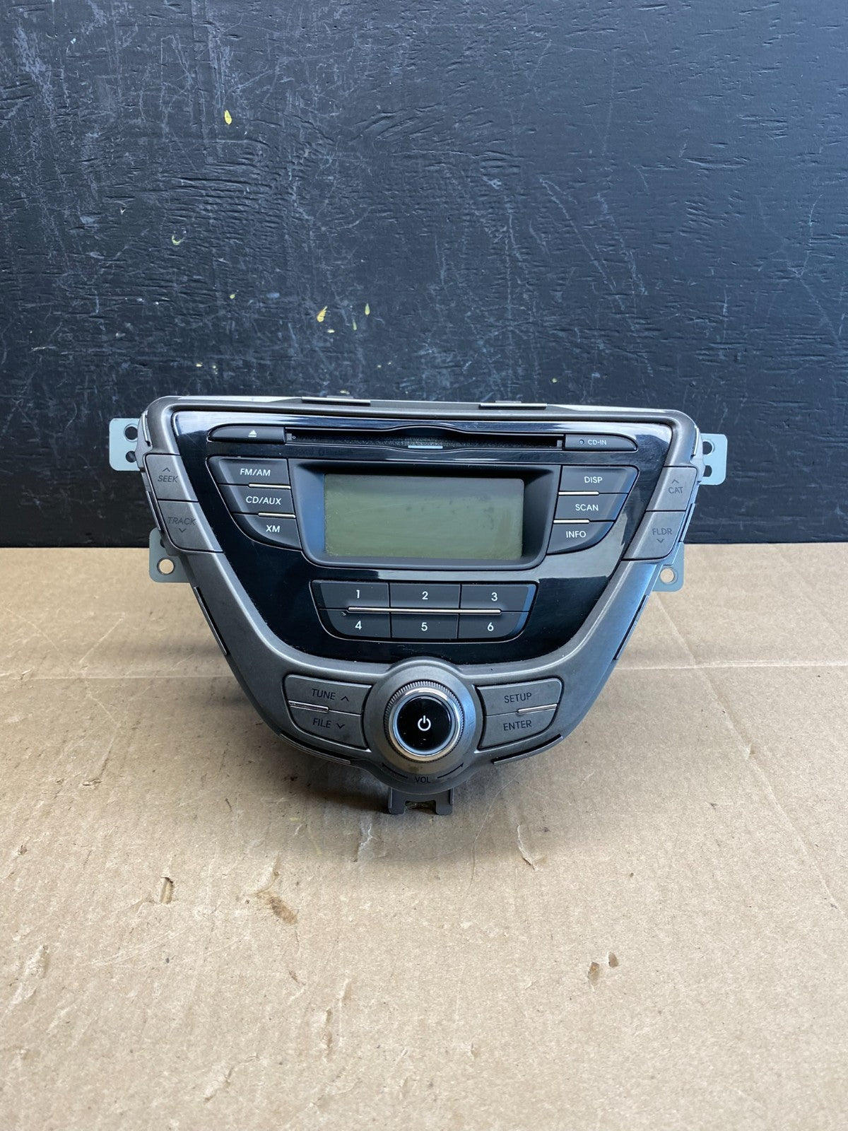 2011-2013 Hyundai Elantra Center Radio Climate Control Air Vent Bezel ac6300 DG0