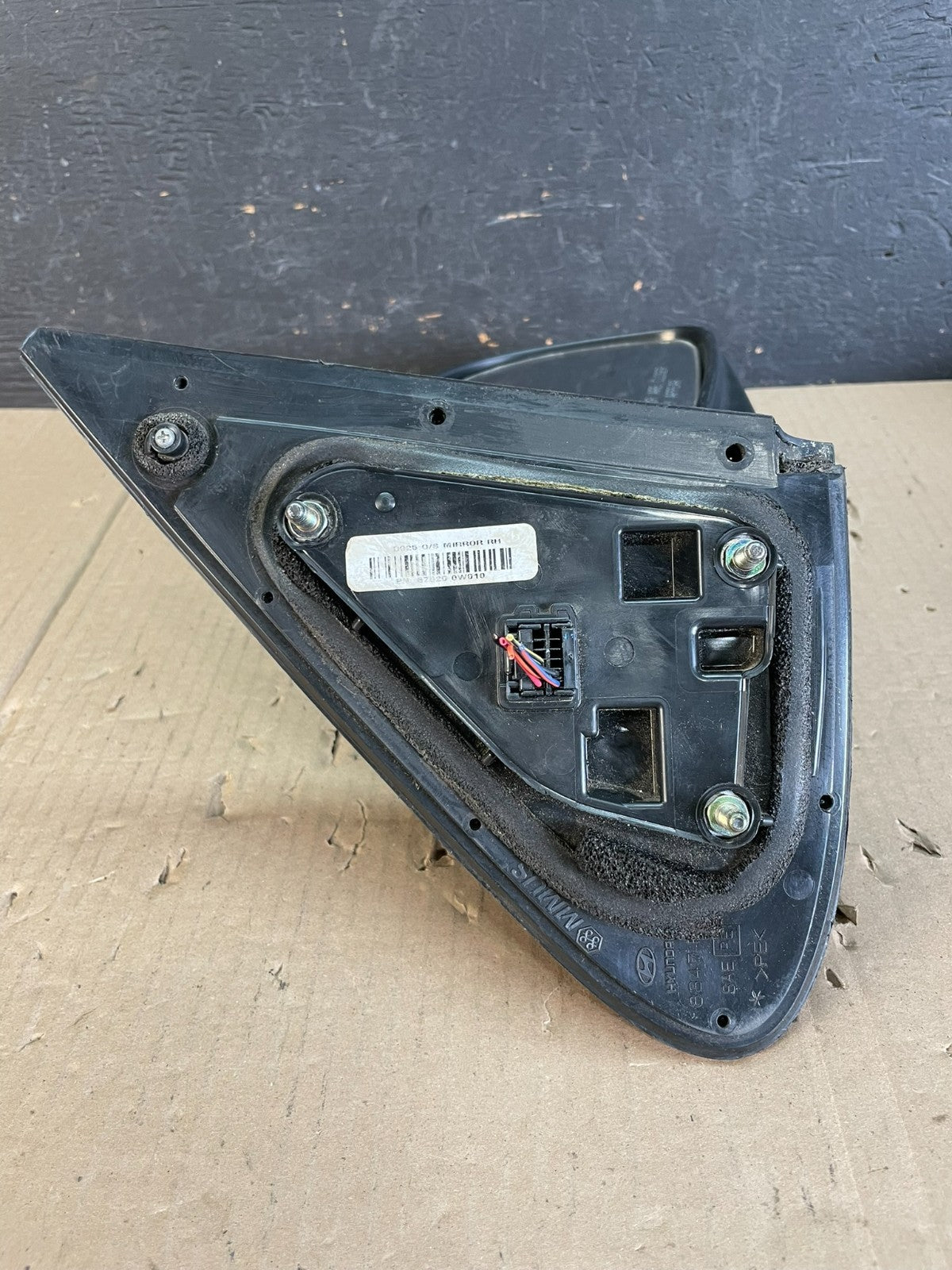 2007 to 2012 Hyundai Santa Fe Right Pasenger RH Side View Mirror Power AD8668 DW4
