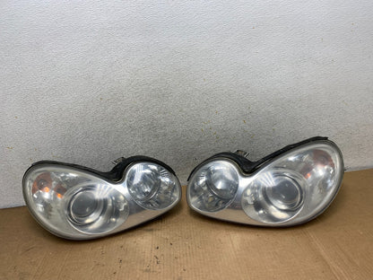 2002 to 2005 Hyundai Sonata Left+Right Side Headlights Halogen AI8832 DW0