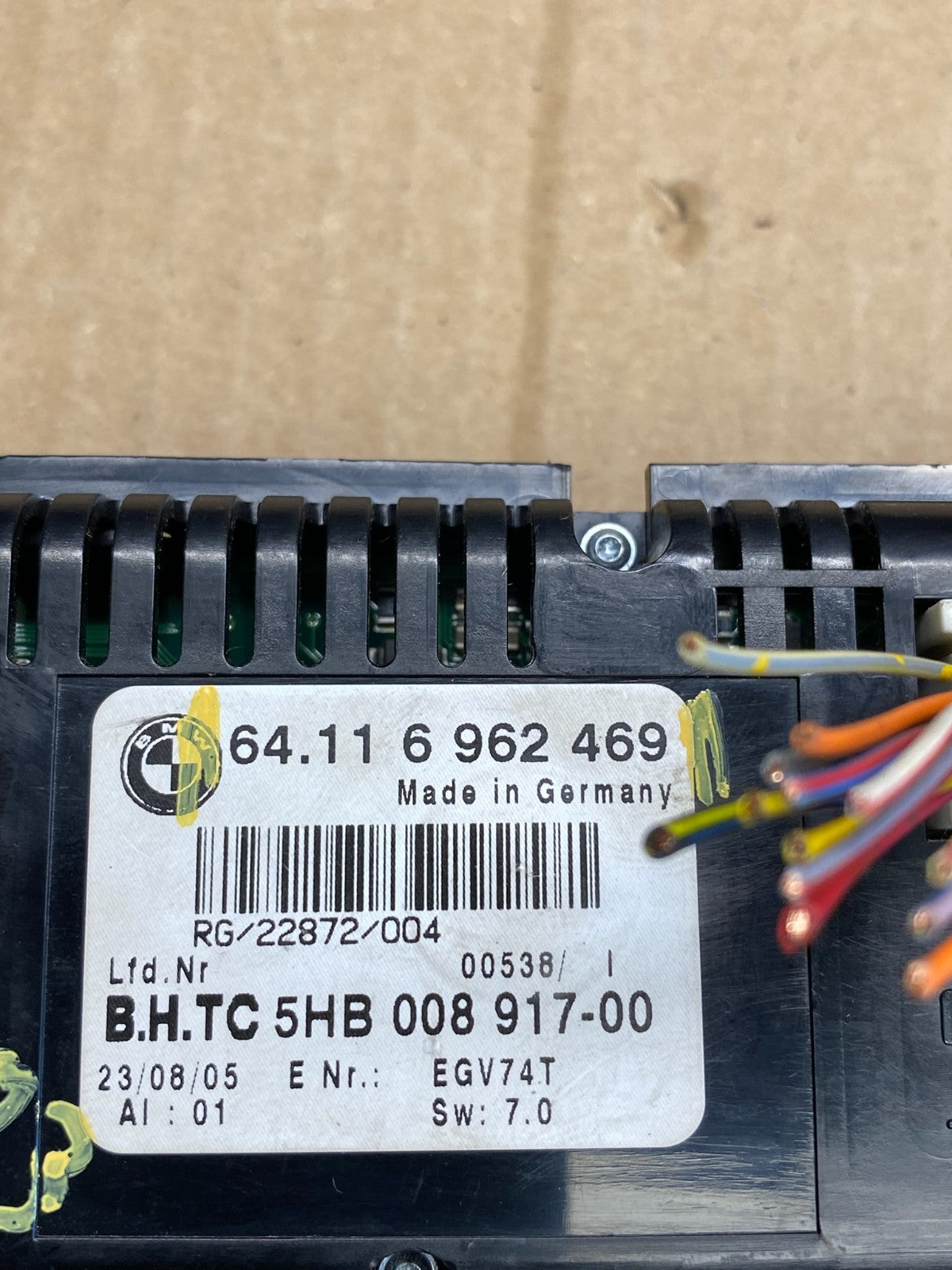 2004 to 2008 Mini Cooper S R50 AC Heater Climate Control ac9303 DG5
