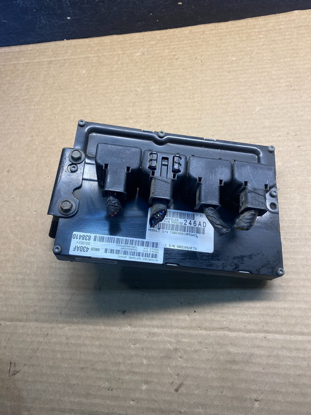 2008 2010 Dodge Magnum Charger Chrysler 300 Engine Control ECU ECM af4135 DG0
