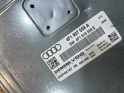 2006 to 2008 Audi A6 3.2L Engine Computer ECM 4F1907559A X4074 DG3