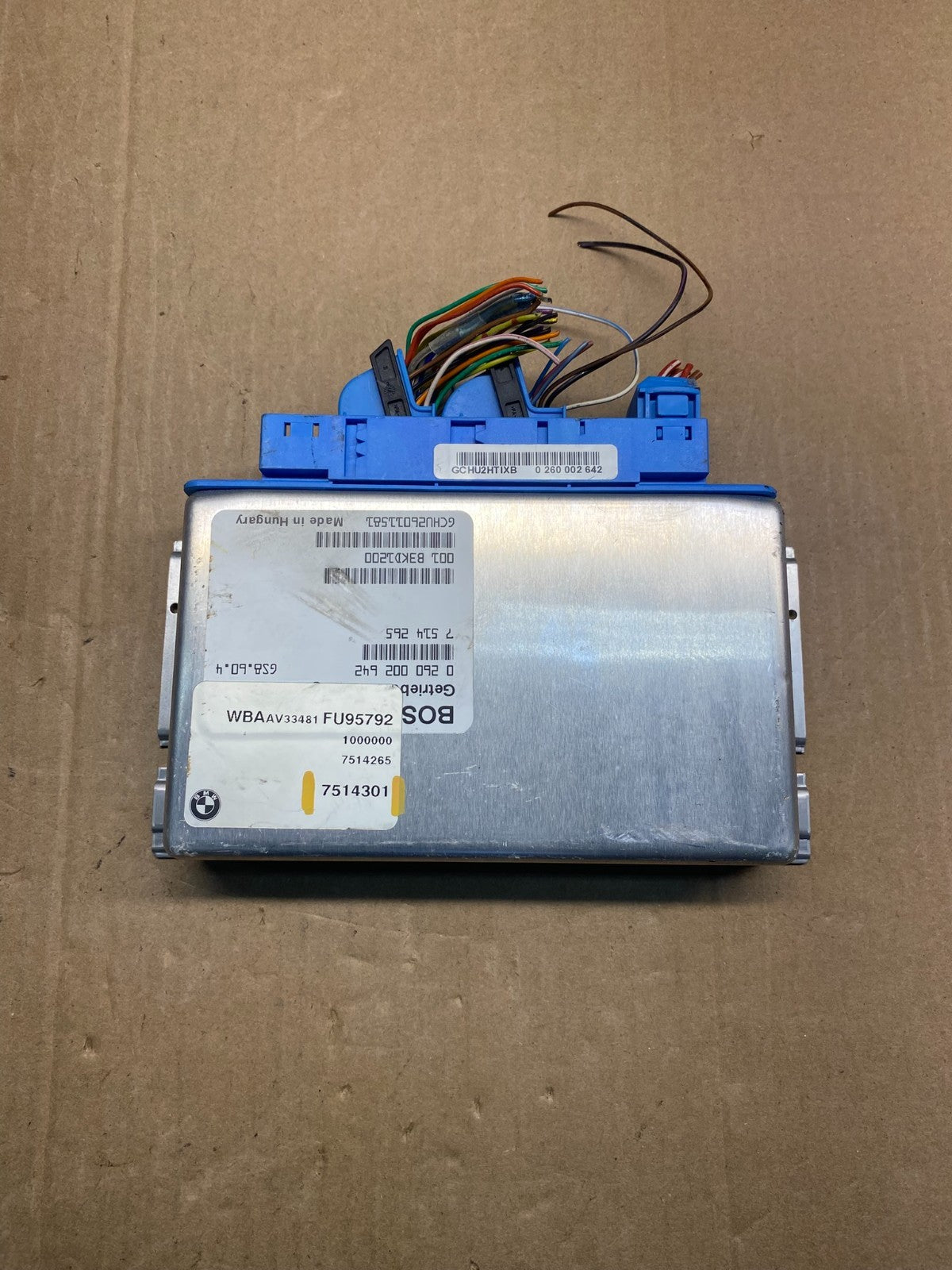 2001 to 2003 Bmw 325i TCM TCU Transmission Computer Unit AE7520 DG0