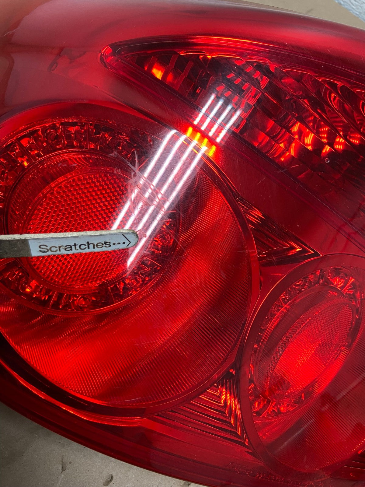 2005 to 2006 Infiniti G35 Left Driver Lh Side Tail Light AG6643 LK3
