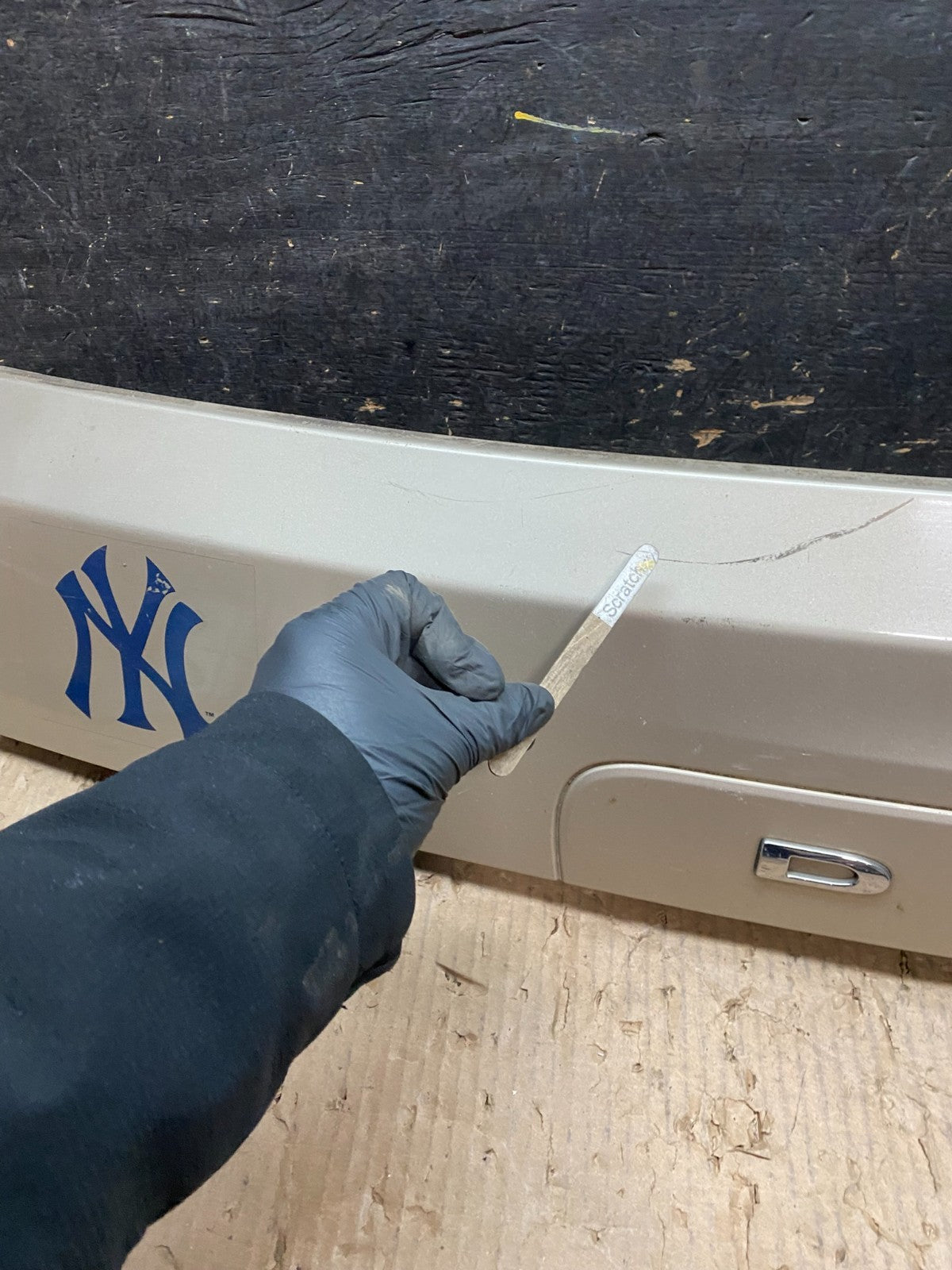 2011 to 2018 Dodge Grand Caravan Tail Gate Trim Molding With Camera OEM X0131 DG4