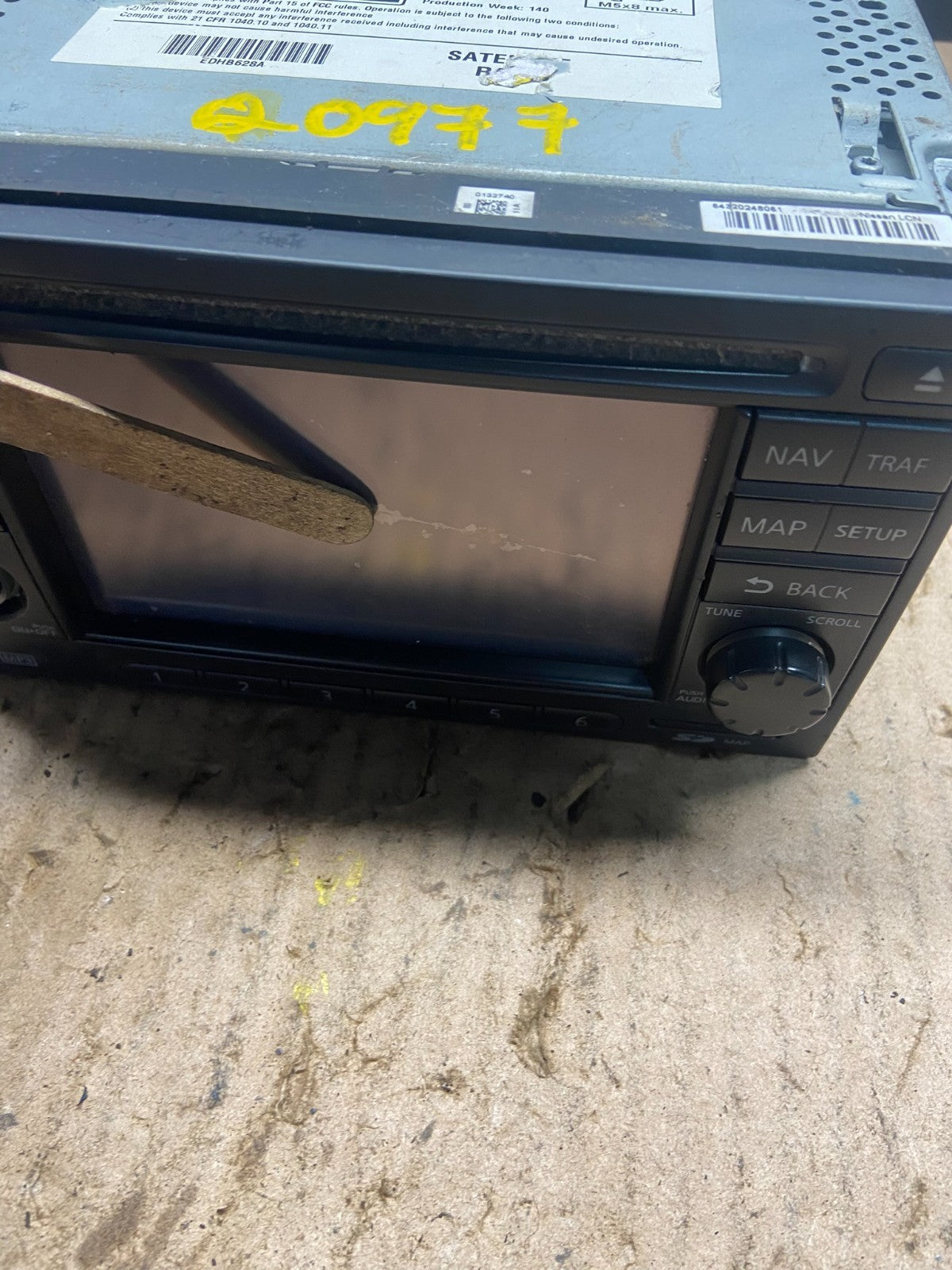 2010 to 2011 Nissan Versa Am Fm Cd Player Radio Receiver 25915zw80b q0977 DG1