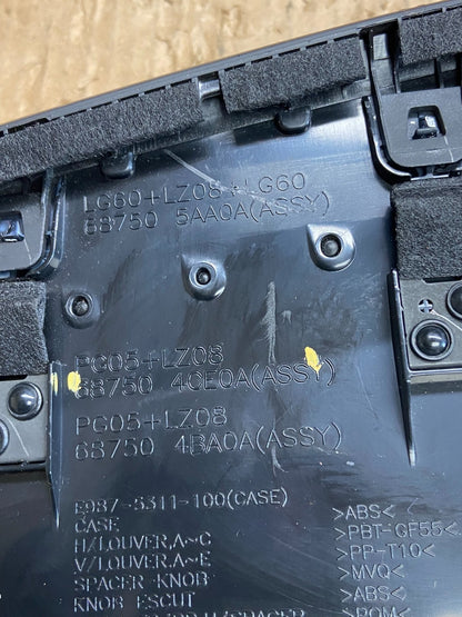 2014 to 2017 Nissan Rogue Center Dash Air Vent With Hazard Switch AF1472 DG4