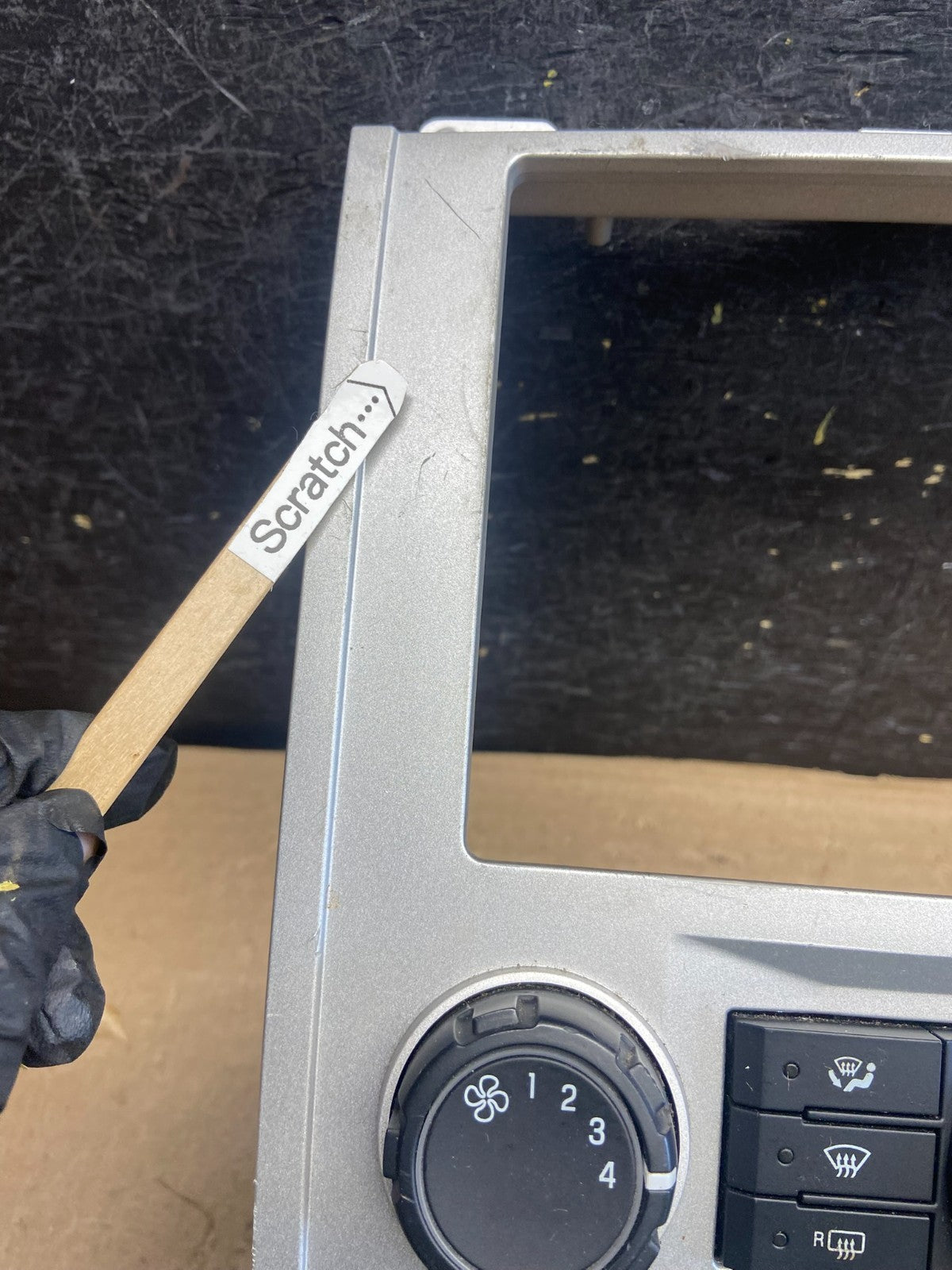 2009 to 2012 Ford Escape Mariner Heater Climate Radio Control Bezel Oe ah5373 DG1