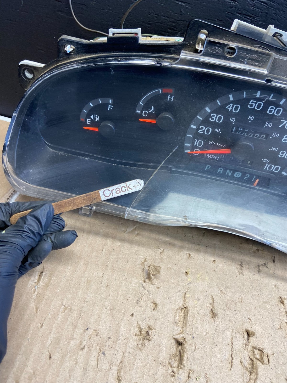 2001-2002 Ford Econoline E250 E350 Van Speedometer Instrument Cluster ab5771 DG1