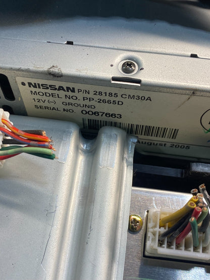 2005 to 2007 Infiniti G35 Information Display Screen 30200-YE8910 AD98746