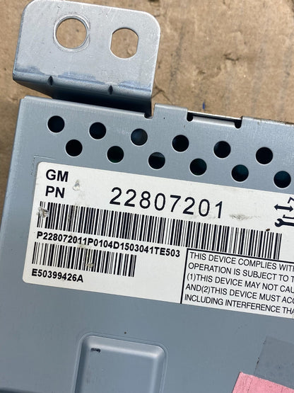 2010 - 2011 Chevrolet Equinox Radio Display Screen Information Dash Oe ai4771 DG4