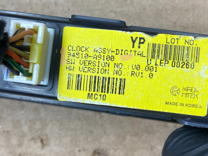 2015 - 2018 KIA Sedona Digital Clock Hazard Switch OEM z0092 DG5