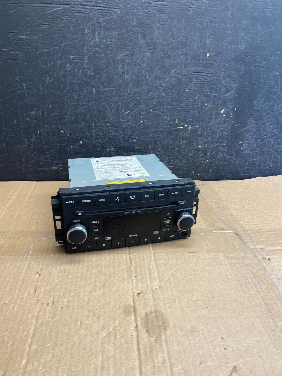 2005 2008 Jeep Dodge Chrysler Screen Display CD Player Satellite Radio AF2816 DW0