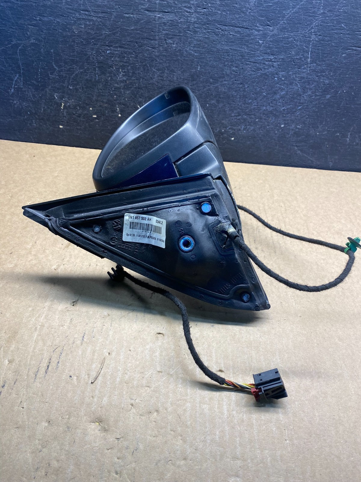 2009 to 2018 Volkswagen Tiguan Right Passenger View Door Mirror AG6057 DG4