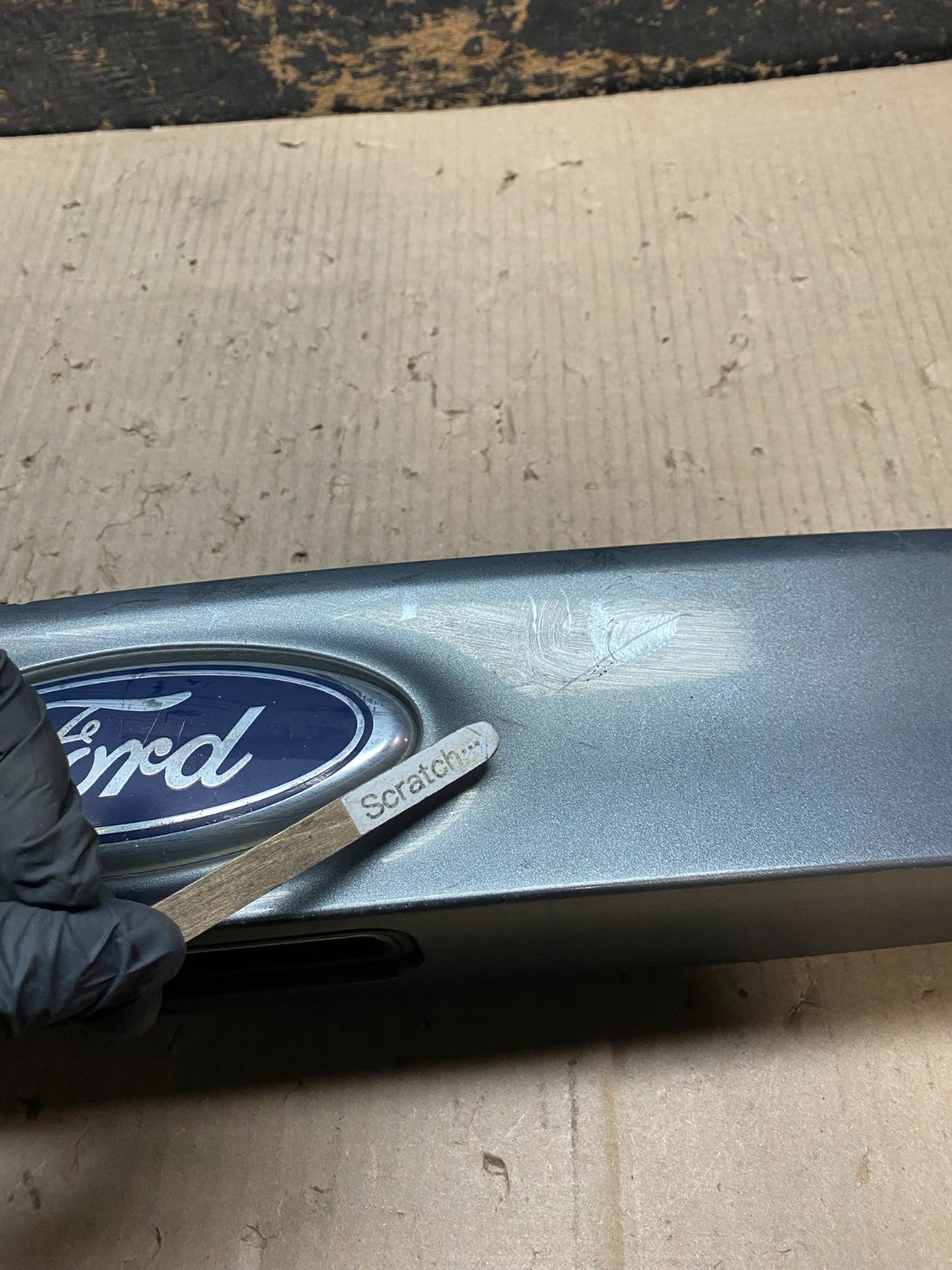 2013 to 2015 Ford Focus Rear Trunk Molding with Camera Oem X8154 DG3