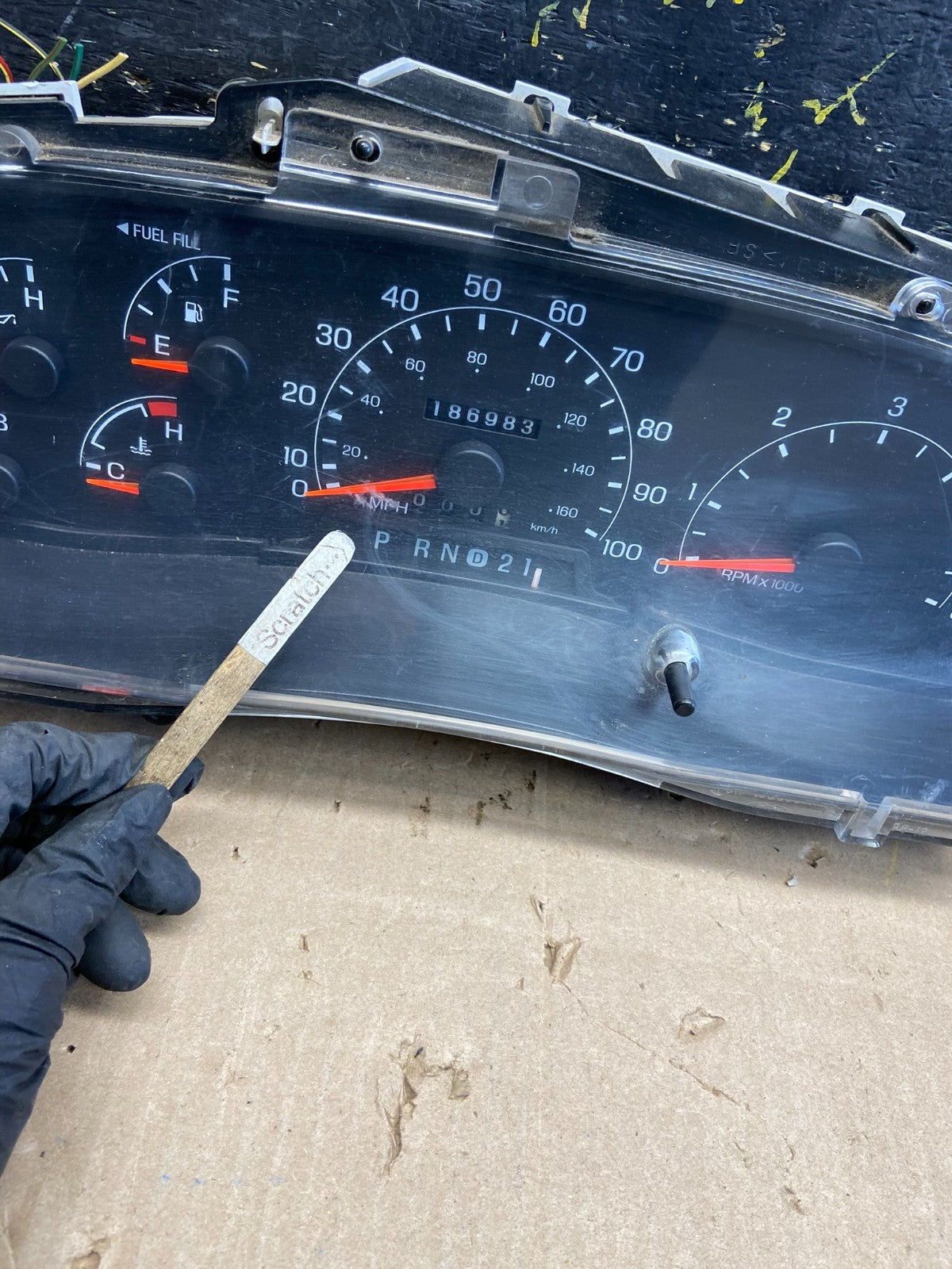 1999 - 2001 Ford F150 F-150 Speedometer Cluster Gauge Oem AB2028 DG1
