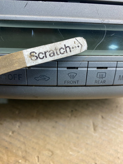 2004 2005 2006 Toyota Solara Am Fm Cd Player Radio Climate Control AG1893 DG2