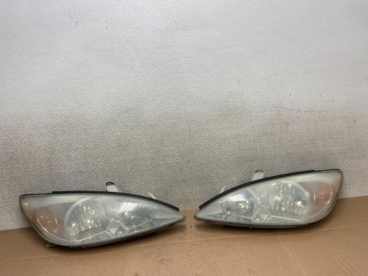 2002 2003 2004 Toyota Camry Left+Right Set Side Halogen Headlights Y1010 DW0