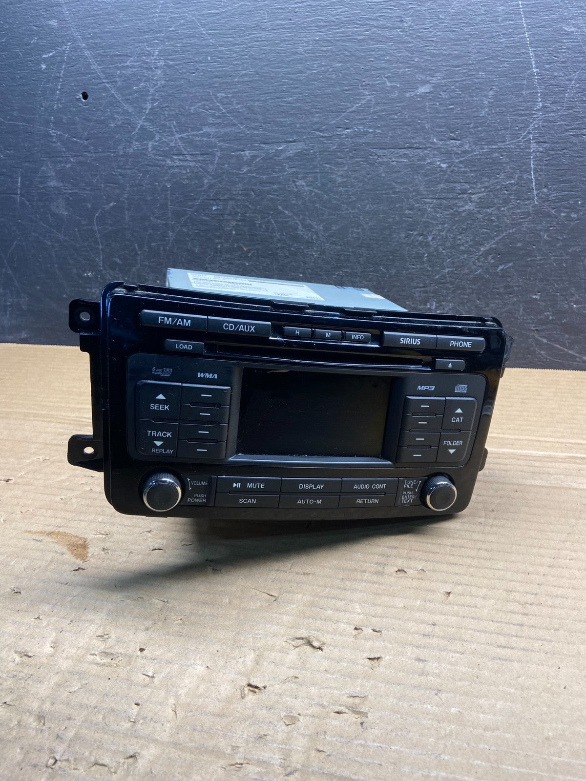 2011 2012 Mazda CX9 CX-9 Radio Stereo CD MP3 Player Screen Display AE2580 DG0